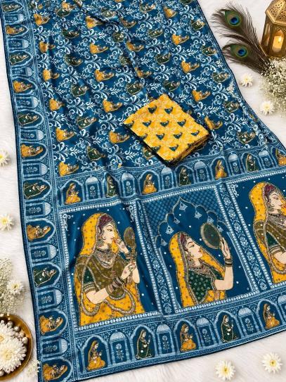 Vinayak karwachouth special saree ladies wholesale